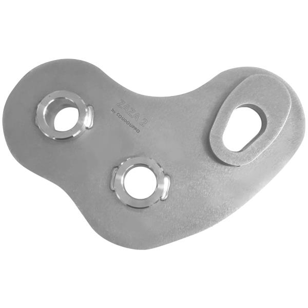 意大利KONG 	629422 探險公園連接板	Hanging plate for zip line + guide plate	