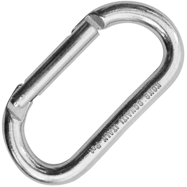 意大利KONG  4631  登山攀巖  快掛鎖扣OVAL CLASSIC CARBON STEEL STRAIGHT GATE