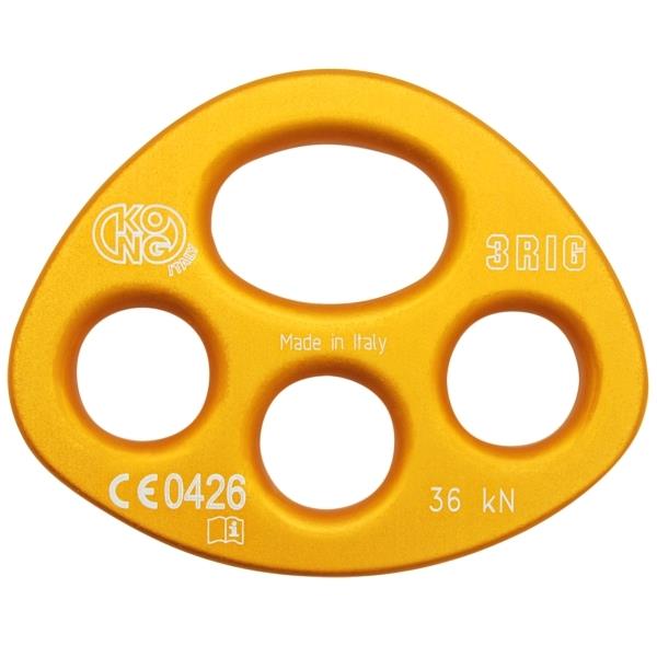 意大利KONG  864O	登山攀巖  固定錨板3RIG ALU ALLOY 