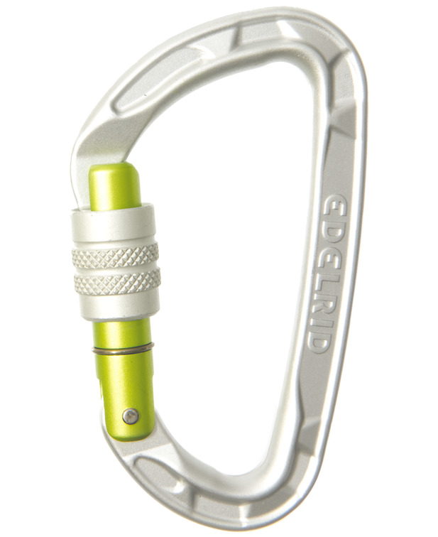 德國  愛德瑞德 Edelrid Pure Screw	71770	登山攀巖  D型輕量化絲扣主鎖