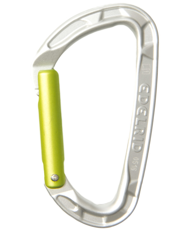德國  愛德瑞德 Edelrid  Pure Straight	71768	登山攀巖 “D”型直門單鎖