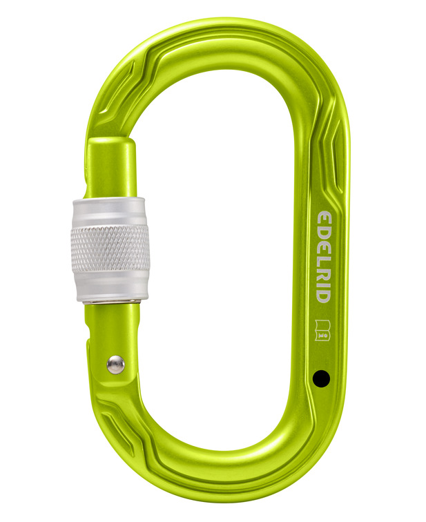 德國  愛德瑞德 Edelrid  Oval Power 2500 Screw RFID	88285	高空作業(yè) O型絲扣鎖