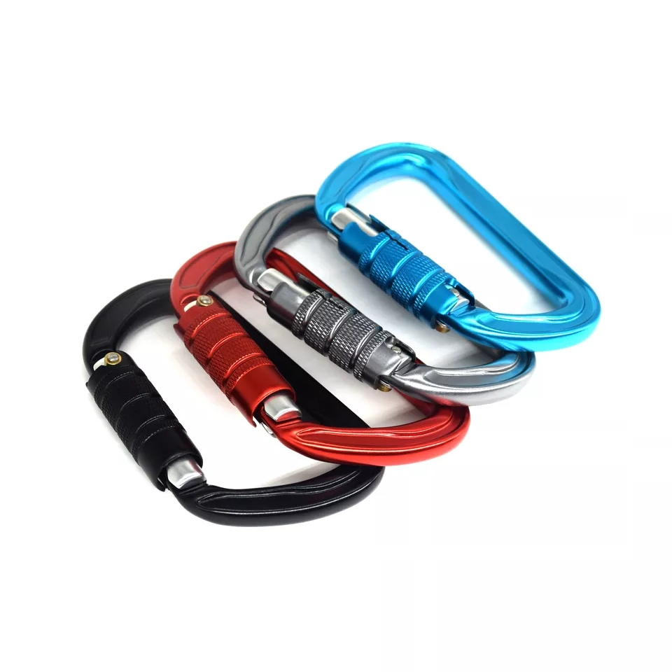 Culpeo D shape 2213TL 30KN 登山攀巖D形自動扣主鎖  高空作業(yè) 繩索救援 安全鉤