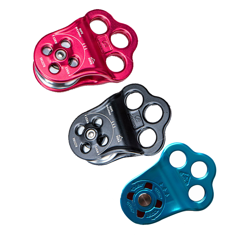 Culpeo  P16 30KN 登山攀巖 三孔滑輪 高空作業(yè) 繩索救援 攀樹單滑輪