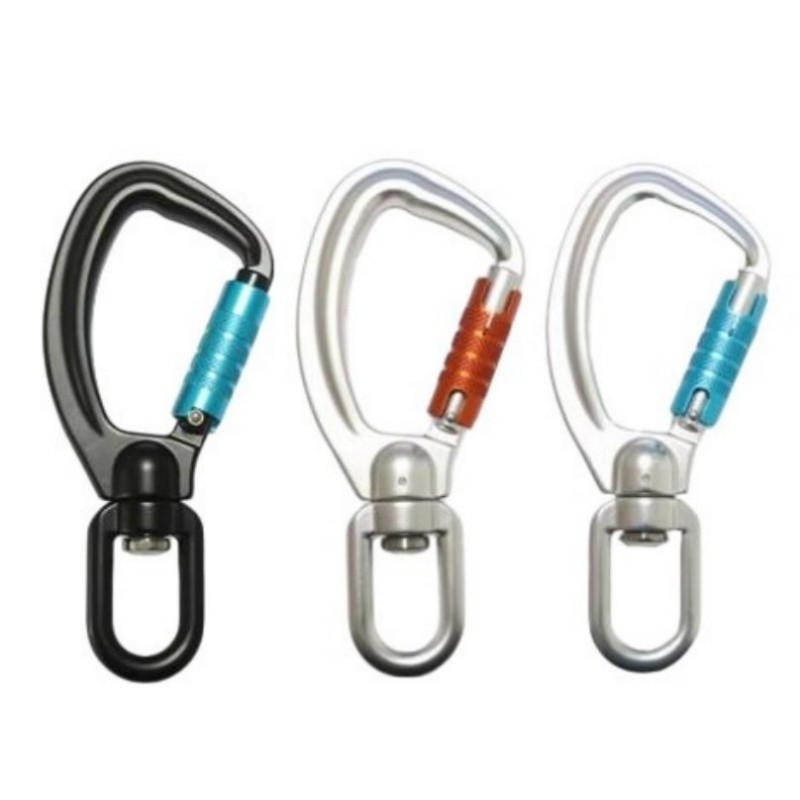 CULPEO SP01 登山攀巖高空作業(yè)萬向旋轉(zhuǎn)主鎖 鋁合金安全鉤